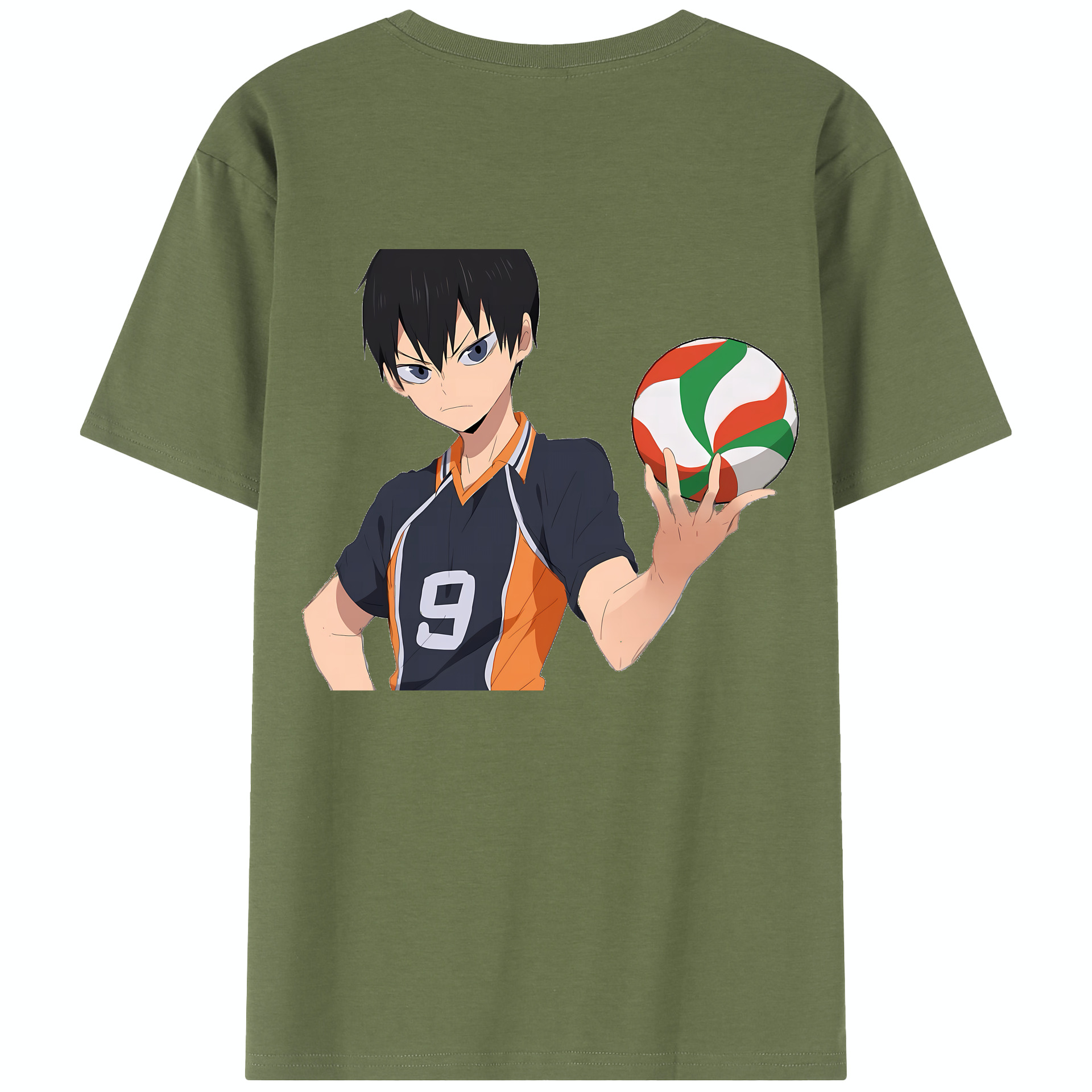 （画像用） ハイキュー!! Haikyu!! 綿100％半袖Tシャツ（背面プリント）